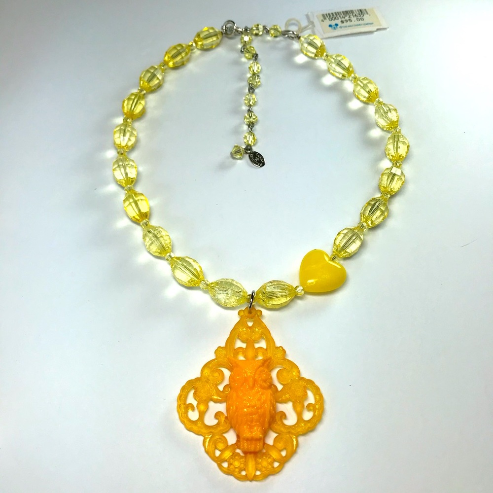 Disneyland Emporium Find—Vintage Owl w/Swarovski Crystal Necklace